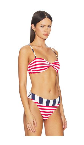 Juno Bikini Top in Red,White. - size S (also in XS) - BEACH RIOT - Modalova