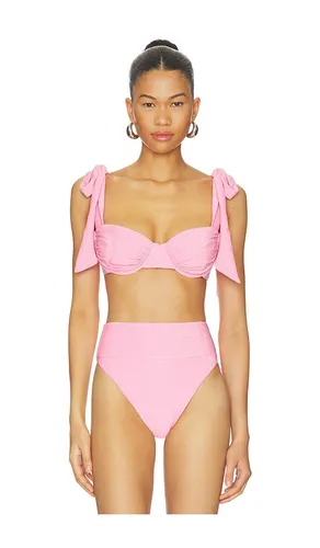 Drea Bikini Top in Pink. - size M (also in S, XS) - BEACH RIOT - Modalova
