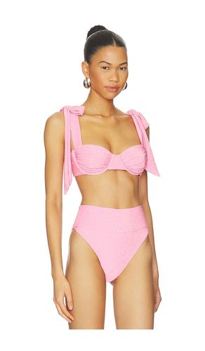 Drea Bikini Top in Pink. - size M (also in S, XS) - BEACH RIOT - Modalova