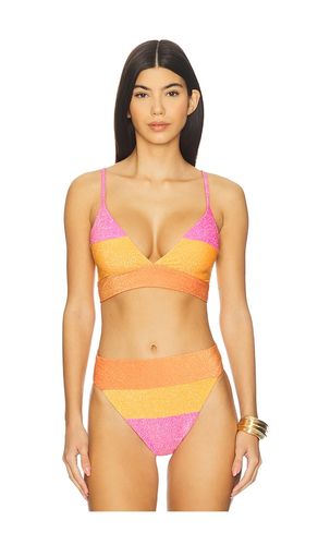 X REVOLVE Riza Triangle Bikini Top in Yellow. - size S (also in XS, M, L, XL) - BEACH RIOT - Modalova