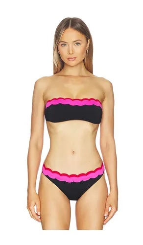 Sybil Bandeau Bikini Top in Black. - size M (also in XL) - BEACH RIOT - Modalova