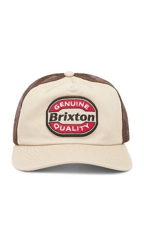 Keaton Netplus Trucker Hat in Brown - Brixton - Modalova