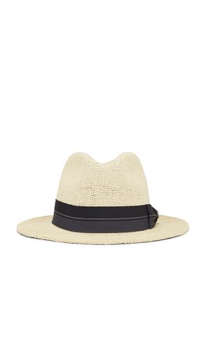 Roma Straw Fedora Hat in Tan. - size L (also in M, S) - Brixton - Modalova