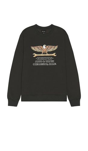 Repair Crew Neck Sweatshirt in Charcoal. - size L (also in S) - Brixton - Modalova