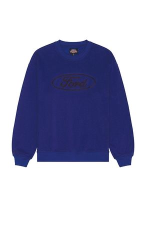X Ford Number One Relaxed Fleece Crew Sweatshirt in Blue. - size L (also in M, S, XL/1X) - Brixton - Modalova