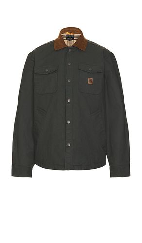 Builders Durham Waxed Canvas Jacket in Black. - size L (also in M, S, XL/1X) - Brixton - Modalova