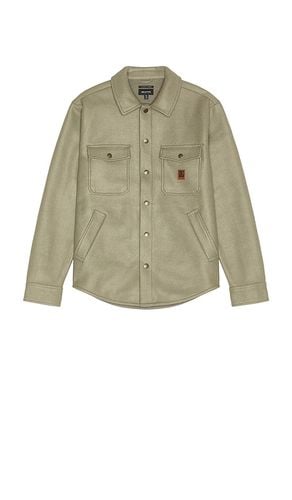Durham Felted Stretch Jacket in Sage. - size L (also in M, S) - Brixton - Modalova