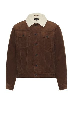 Cable Sherpa Lined Trucker Jacket in Brown. - size L (also in M, S, XL/1X) - Brixton - Modalova