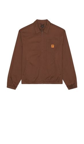 Union Relaxed Harrington Jacket in Chocolate. - size L (also in S, XL/1X) - Brixton - Modalova
