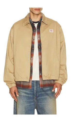Trademark Lightweight Garage Zip Jacket in Tan. - size L (also in M, S, XL/1X) - Brixton - Modalova