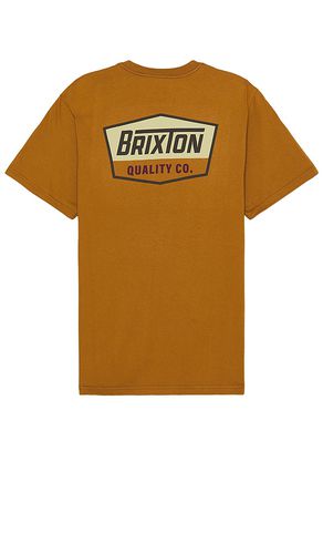 Regal short sleeve standard tee in color brown size L in - Brown. Size L (also in M, S) - Brixton - Modalova