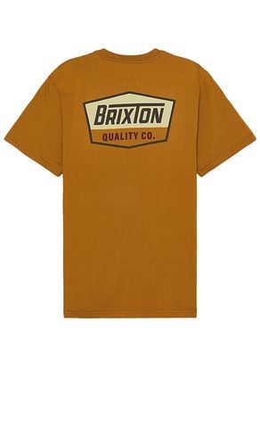 Regal Short Sleeve Standard Tee in Brown. - size L (also in M) - Brixton - Modalova