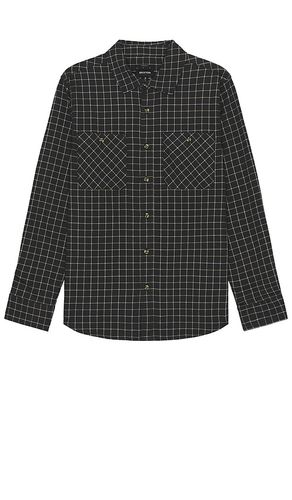 Savile stretch long sleeve shirt in color black size L in - Black. Size L (also in M, S) - Brixton - Modalova