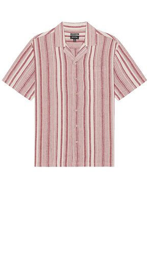 Bunker Seersucker Short Sleeve Camp Collar Shirt in . Taglia M - Brixton - Modalova