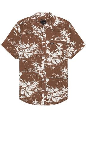 Charter Slub Short Sleeve Shirt in Brown. - size L (also in M) - Brixton - Modalova