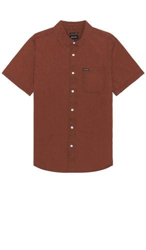 Charter Sol Wash Short Sleeve Shirt in Brown. - size L (also in M, S, XL/1X) - Brixton - Modalova