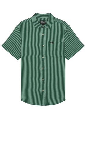 Charter Herringbone Stripe Short Sleeve Shirt in . Size M, S, XL/1X - Brixton - Modalova