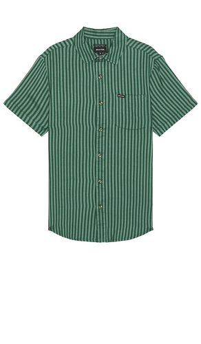 Charter Herringbone Stripe Short Sleeve Shirt in . Size S, XL/1X - Brixton - Modalova