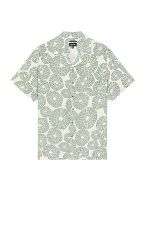 Bunker Slub Short Sleeve Camp Collar Shirt in . Size M - Brixton - Modalova