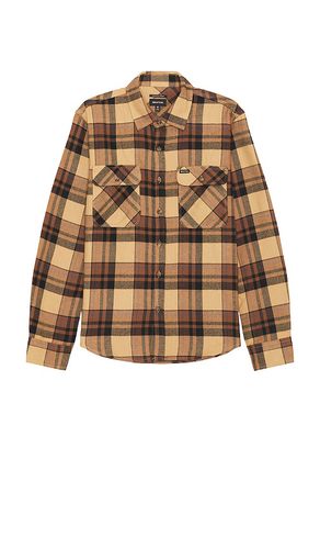 Bowery Flannel in Brown. - size L (also in M, S) - Brixton - Modalova