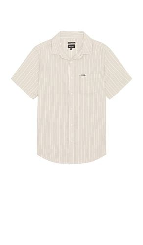 Charter Stripe Sleeve Shirt in Light Grey. - size L (also in M, S, XL/1X) - Brixton - Modalova