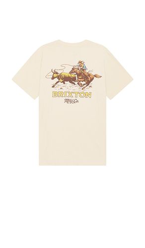 Camiseta wrangling en color beige talla L en - Beige. Talla L (también en M, S, XL/1X) - Brixton - Modalova