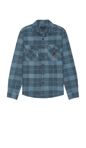 Bowery Heavyweight Flannel in Blue. - size L (also in M, S, XL/1X) - Brixton - Modalova