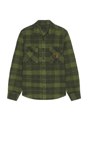 Bowery Heavyweight Flannel in Green. - size L (also in M, S) - Brixton - Modalova