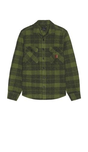 Bowery Heavyweight Flannel in Green. - size L (also in M, S, XL/1X) - Brixton - Modalova