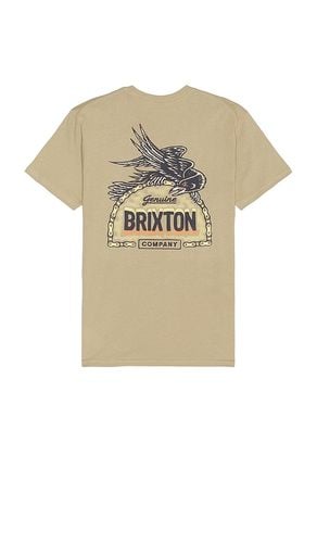 Raven Tailored Tee in Brown. - size L (also in M) - Brixton - Modalova