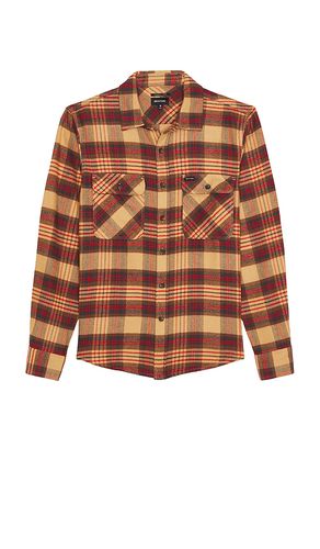 Bowery Flannel Shirt in Brown. - size S (also in XL/1X) - Brixton - Modalova