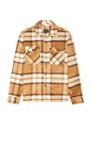 Selden Flannel Overshirt in Brown. - size L (also in M, S) - Brixton - Modalova