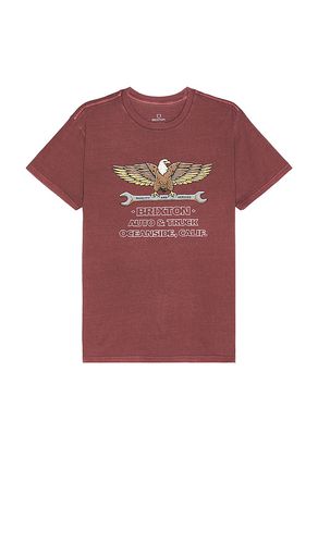 Camiseta repair en color burgundy talla L en - Burgundy. Talla L (también en M, S, XL/1X) - Brixton - Modalova