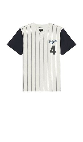 The League Baseball Tee in Grey. - size L (also in M) - Brixton - Modalova