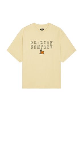 Worldwide Heavy Weight Relaxed Tee in Cream. - size L (also in M, S, XL/1X) - Brixton - Modalova