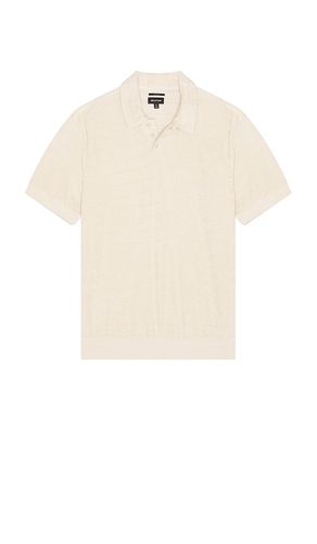 Weekend Terry Cloth Polo in Ivory. - size L (also in M, XL/1X) - Brixton - Modalova