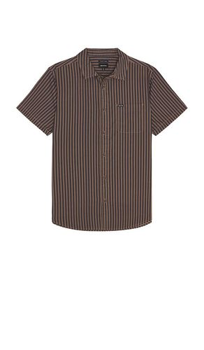 Charter Print Short Sleeve Shirt in Blue. - size L (also in S) - Brixton - Modalova