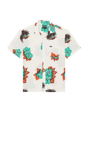 Cru Print Relaxed Short Sleeve Shirt in White. - size M (also in S, XL/1X) - Brixton - Modalova