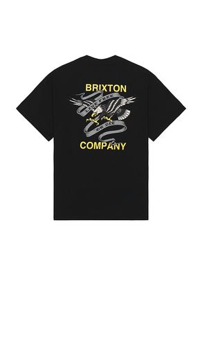 Live Free Heavy Weight Relaxed Tee in Black. - size L (also in M, S) - Brixton - Modalova