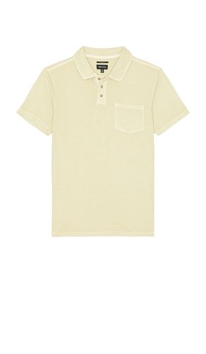 Vintage Wash Short Sleeve Polo in Beige. - size L (also in M, S, XL/1X) - Brixton - Modalova