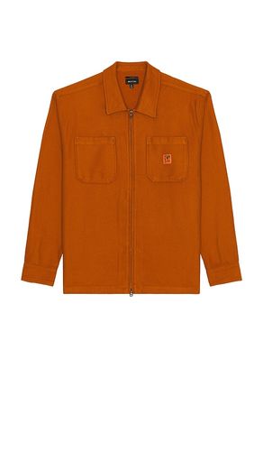 Union Full Zip Flannel Shirt in Brick. - size L (also in S, XL/1X) - Brixton - Modalova