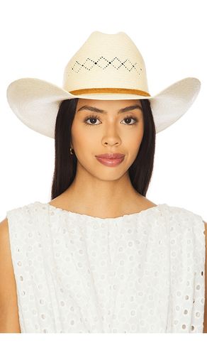 Laredo Panama Straw Cowboy Hat in Neutral. - size L (also in M, S) - Brixton - Modalova