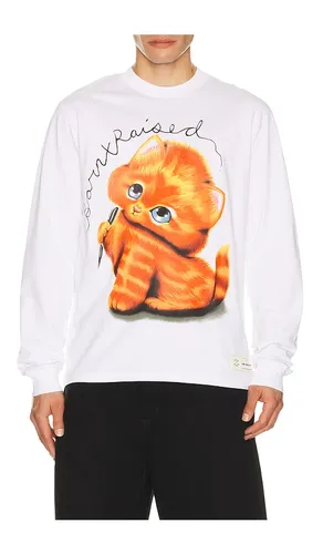 Kitty Long Sleeve Tee in . Taglia L. Also in S - Born x Raised - Modalova