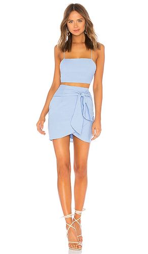 Milah Wrap Skirt Set in Blue. - size M (also in XS, XXS) - superdown - Modalova