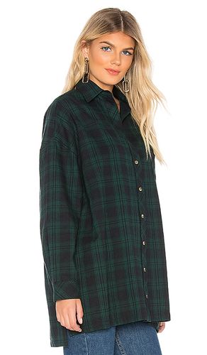 Audriana oversized flannel top in color size S (also in XS) - superdown - Modalova