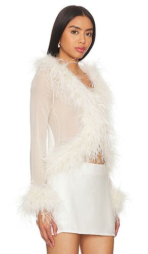 Gigi Feather Blouse in . Size L. Also in XL - Bubish - Modalova