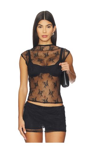 Ember Lace Top in Black. - size L (also in M, S, XS) - BUCI - Modalova