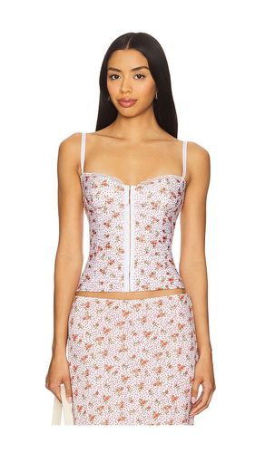 The Caroline Corset in Red,Ivory. - size L (also in M, S, XL, XS) - Bella Venice - Modalova