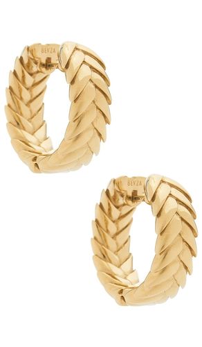 Aros spikelet en color oro metálico talla all - Bevza - Modalova