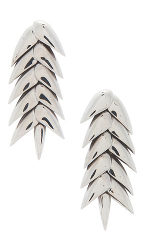 Bevza OHRRINGE in Metallic Silver - Bevza - Modalova